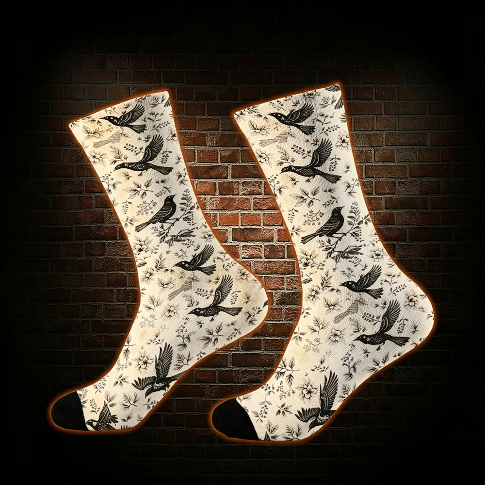 Raven's Meadow Socks