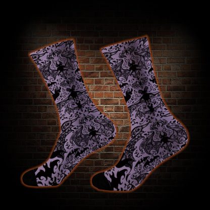 Gothic Bat Socks