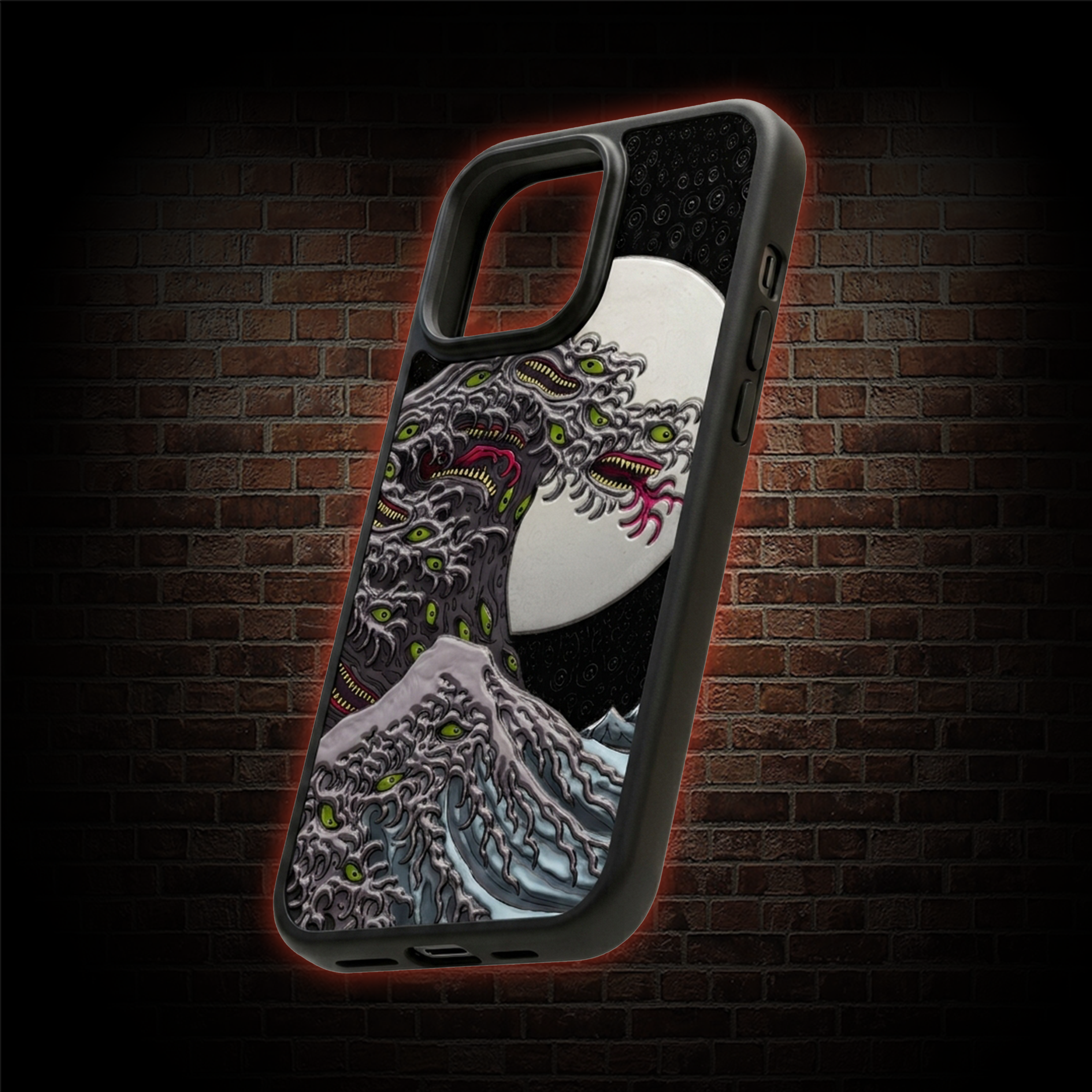 The Great Shoggoth 3D Acrylic Relief Phone Case