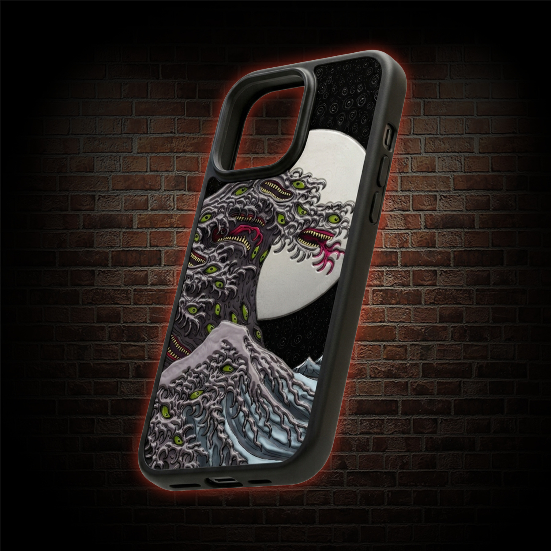 The Great Shoggoth 3D Acrylic Relief Phone Case