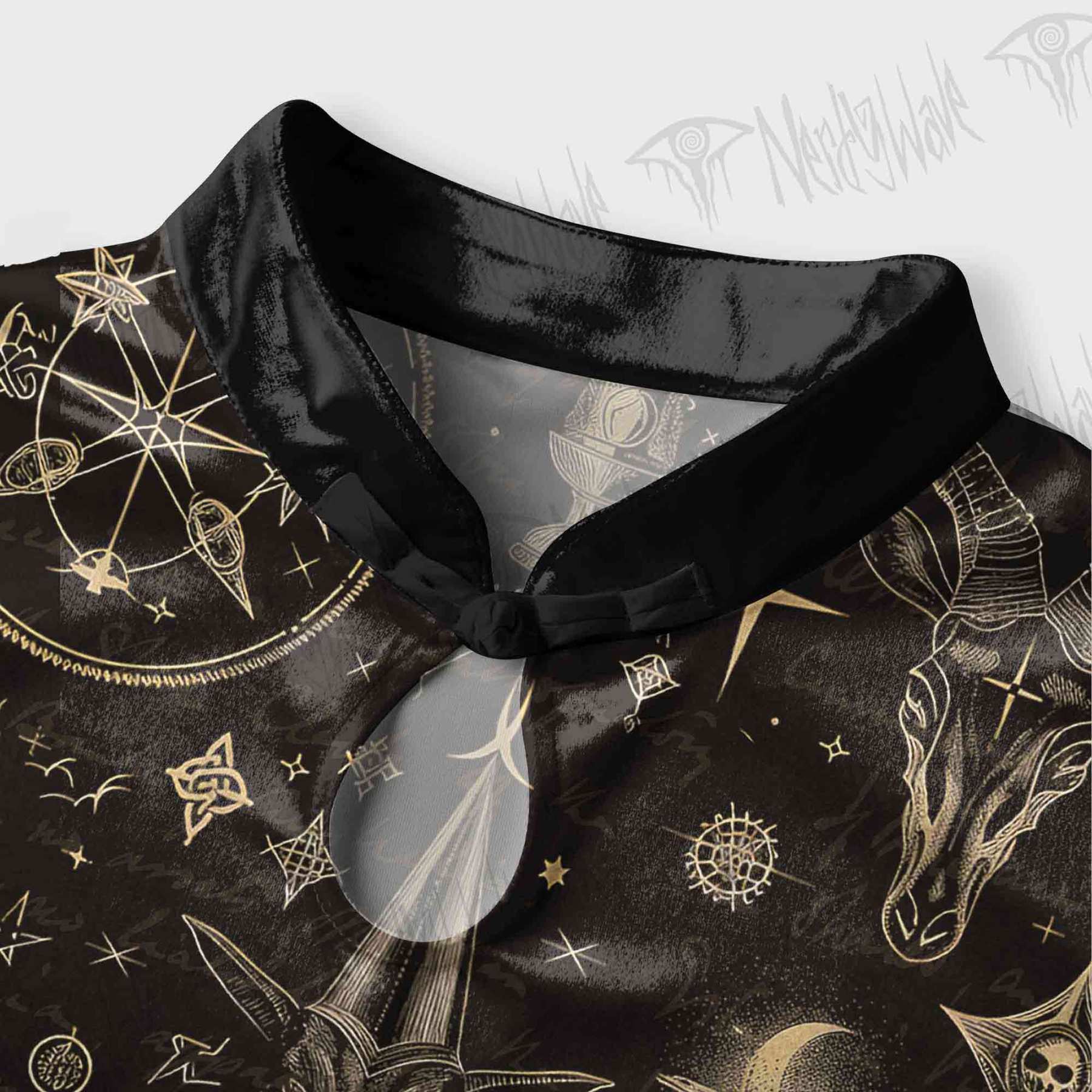 Baphomet Velvet Mini Dress