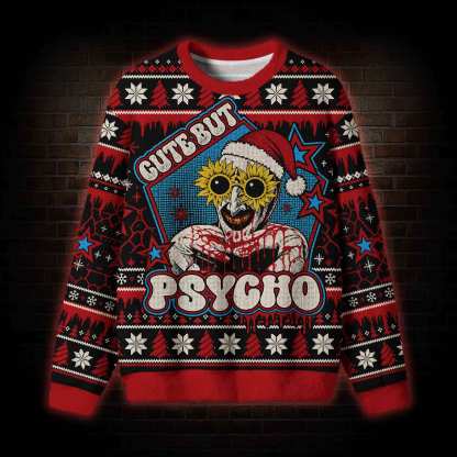Psycho Christmas Ugly Sweatshirts