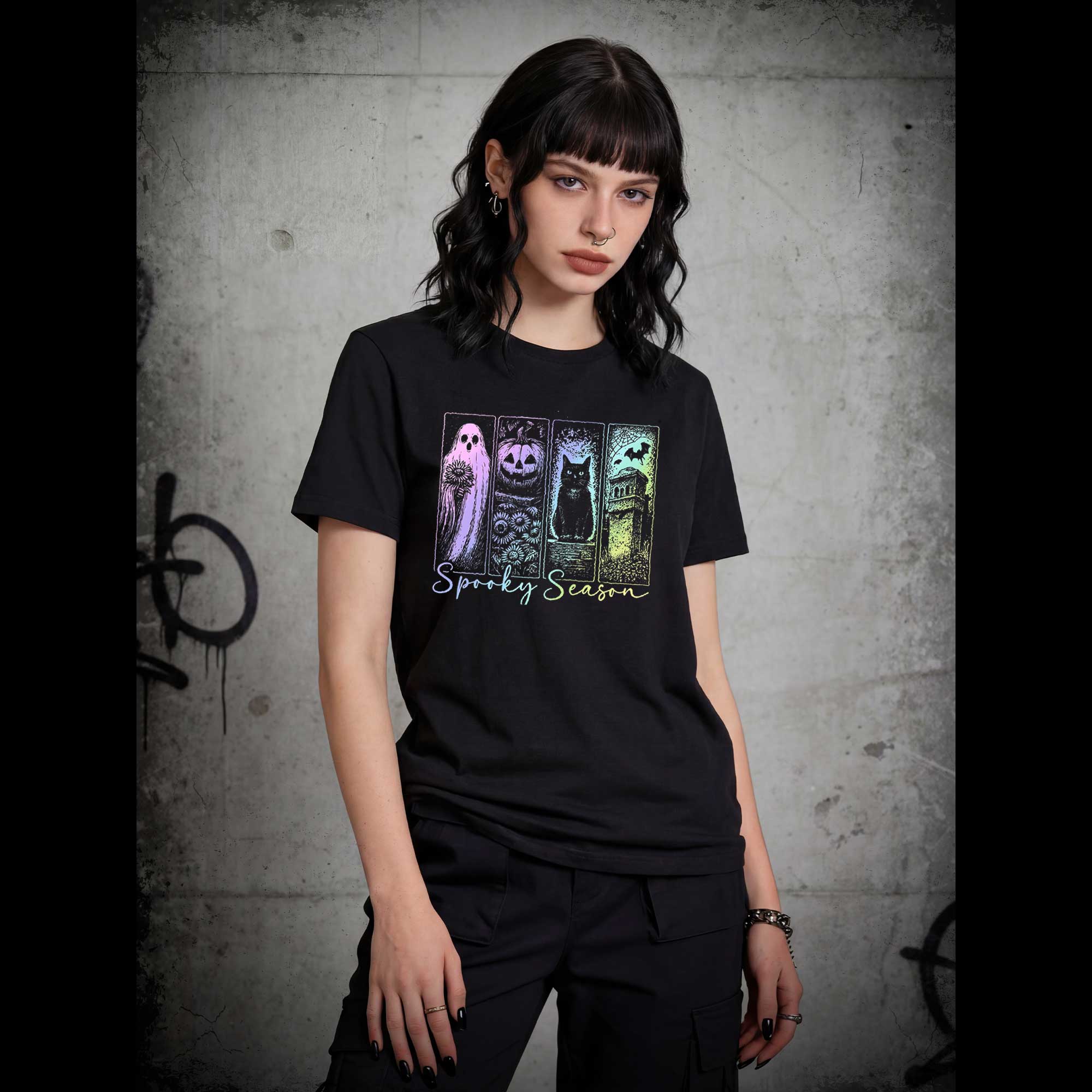 Vintage Halloween Horror Night T-shirt