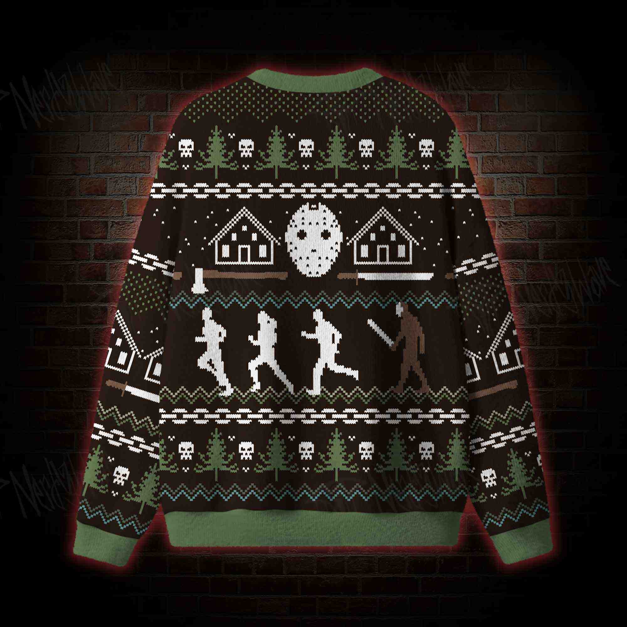 Camp Slasher Christmas Ugly Sweatshirts