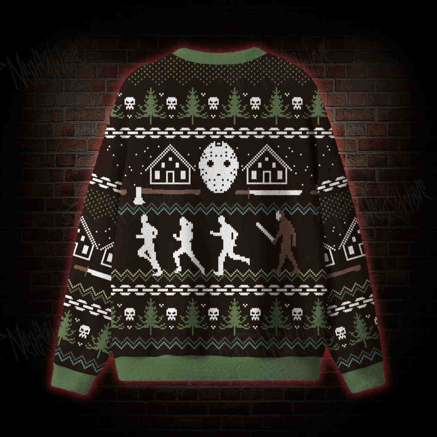 Camp Slasher Christmas Ugly Sweatshirts