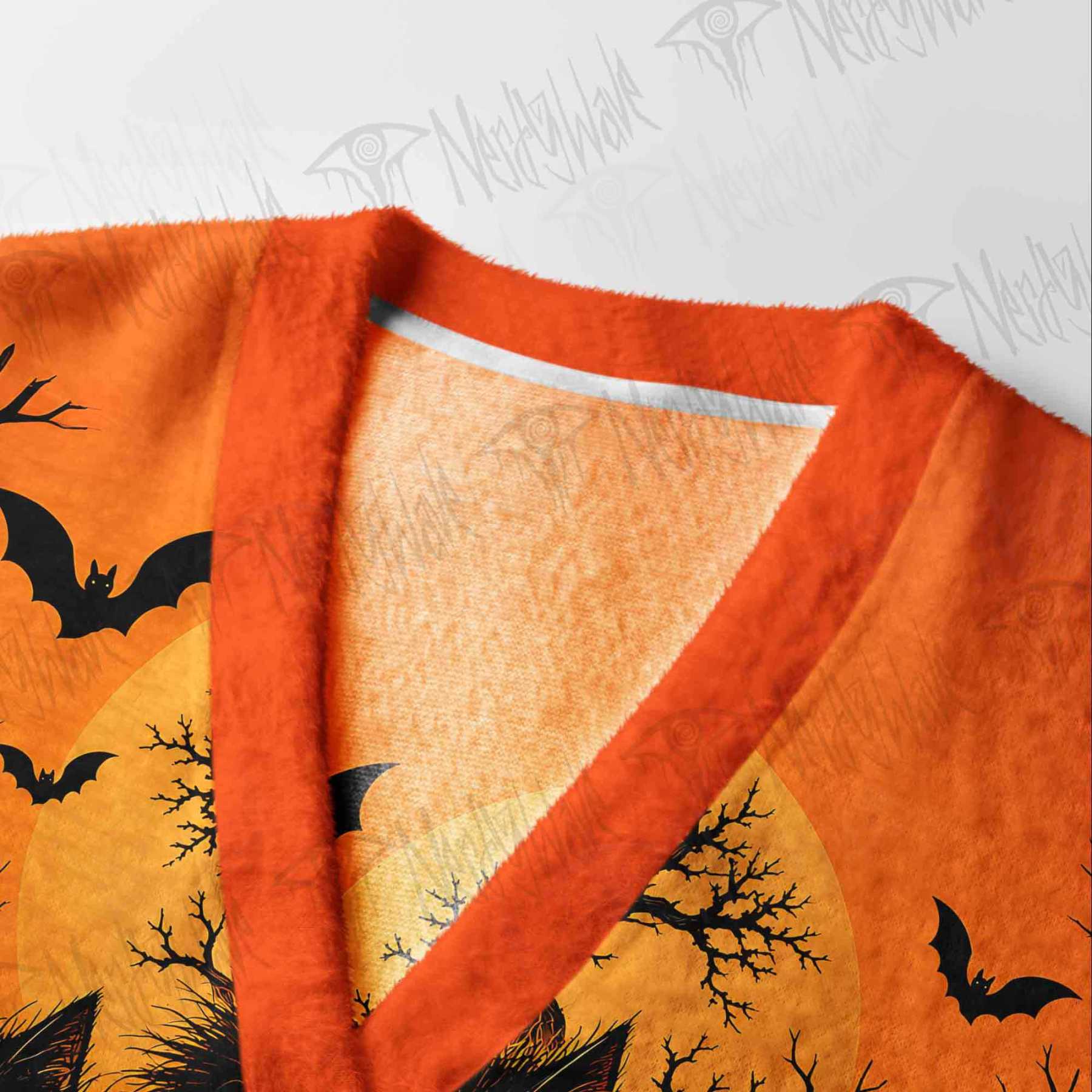 Pumpkin Cat Coven Cardigan Sweater