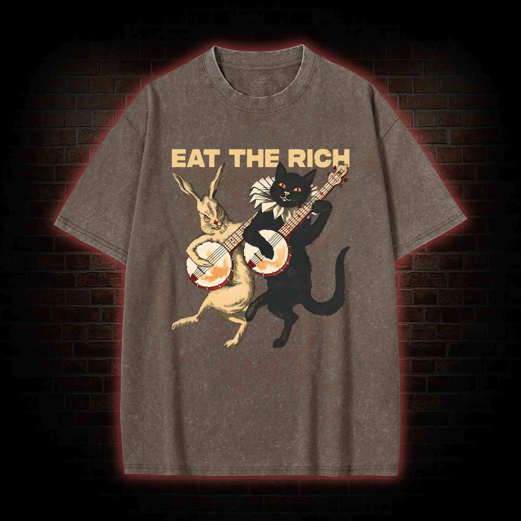 Eat The Rich Washed T-shirt