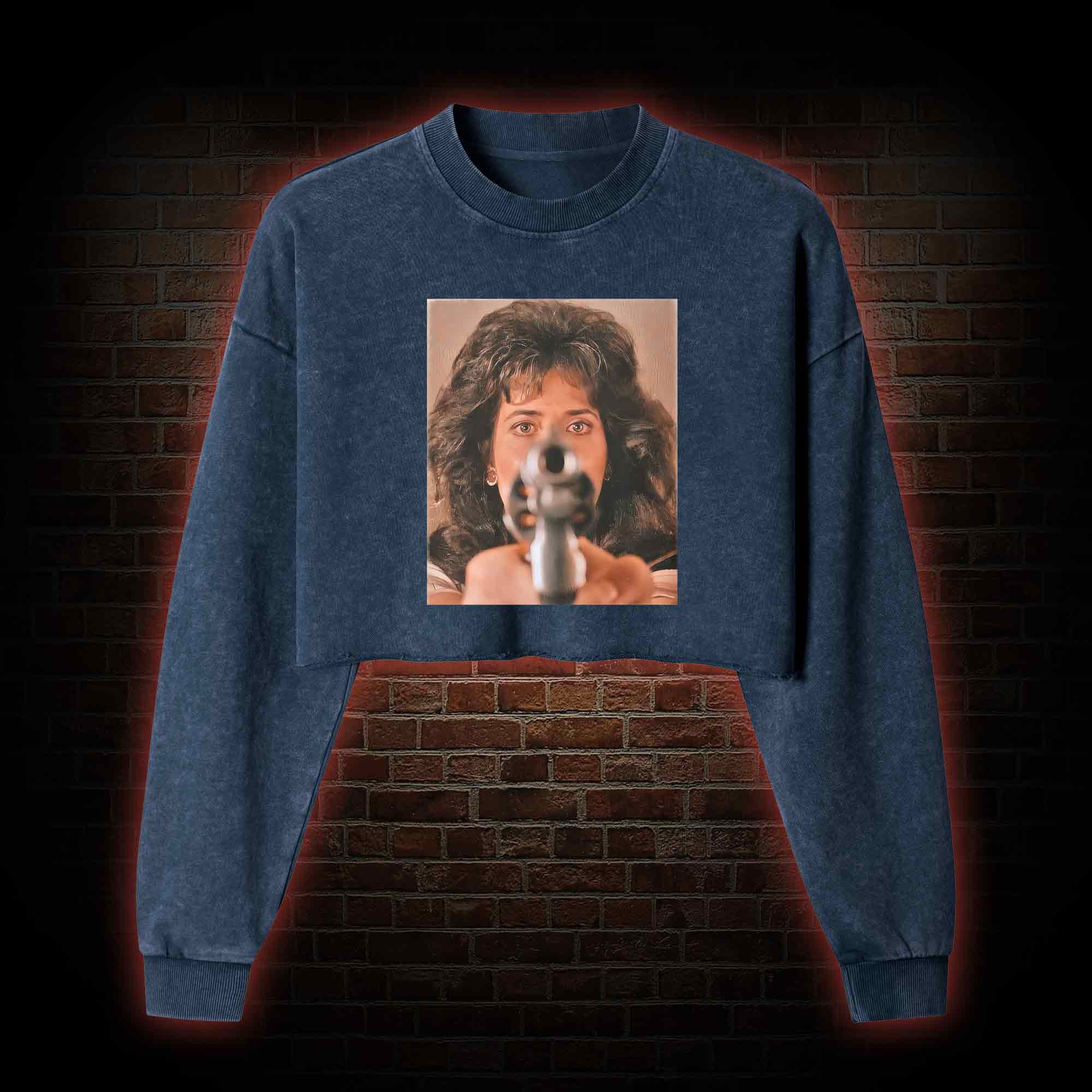 What's this Washed Cropped Sweatshirts