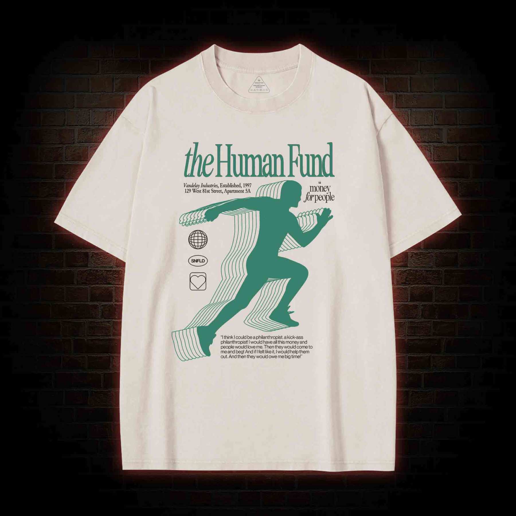 The Human Fund Seinfeld Washed T-shirt