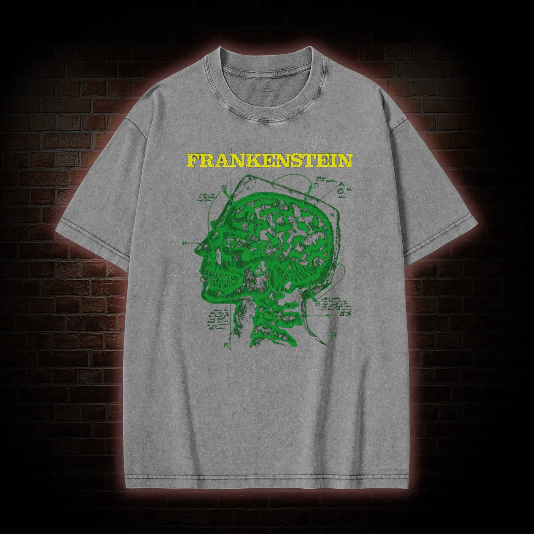 Frankenstein Inner Mind Washed T-shirt