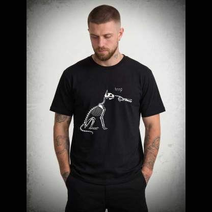 Skeleto Cat Boop T-shirt