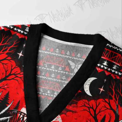 Mothman Descent Cardigan Sweater