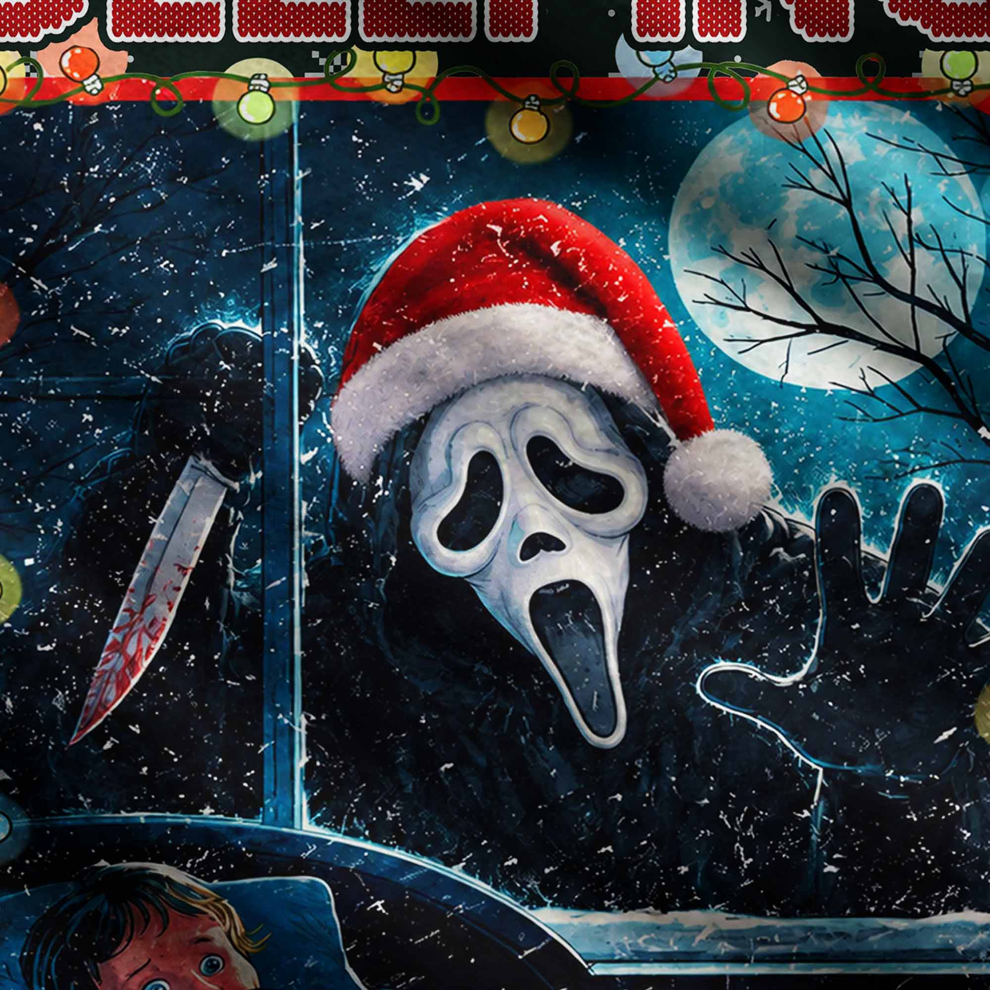 He Sees You When You're Sleeping Ugly Sweatshirts