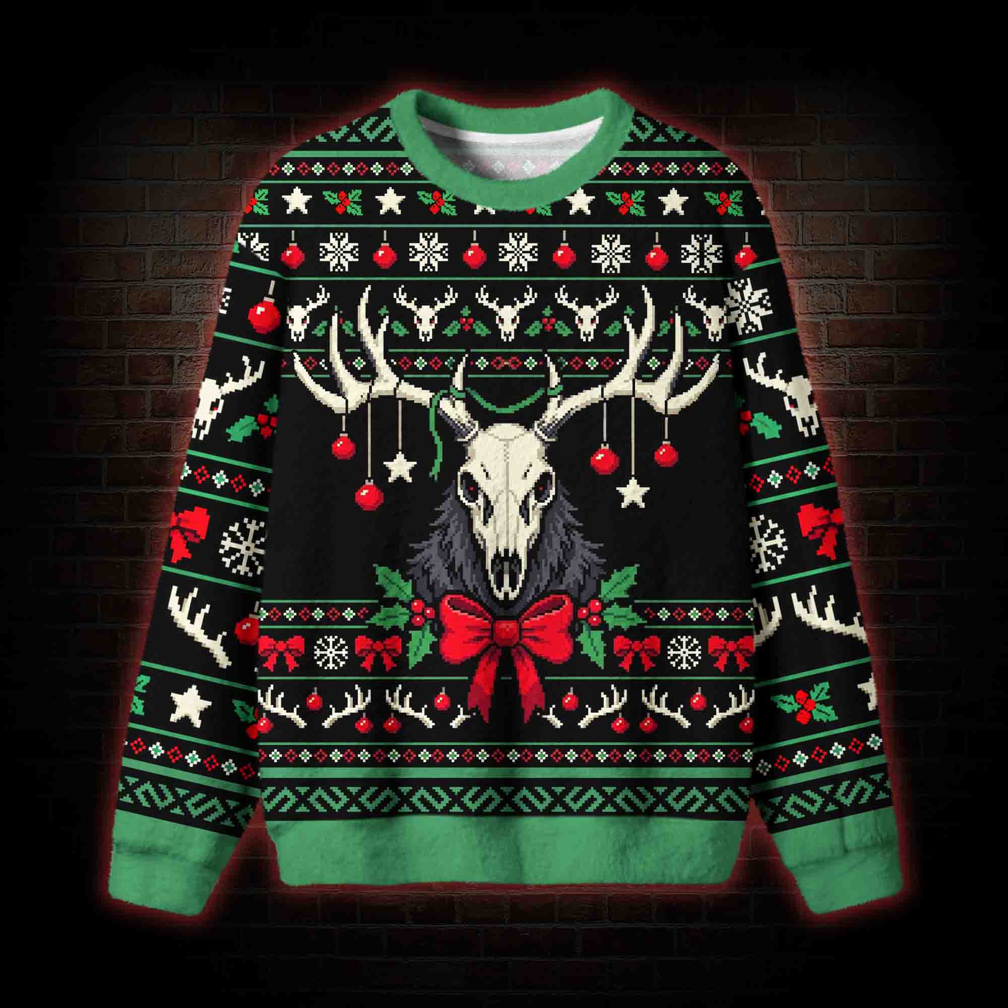 Wendigo Christmas Ugly Sweatshirts