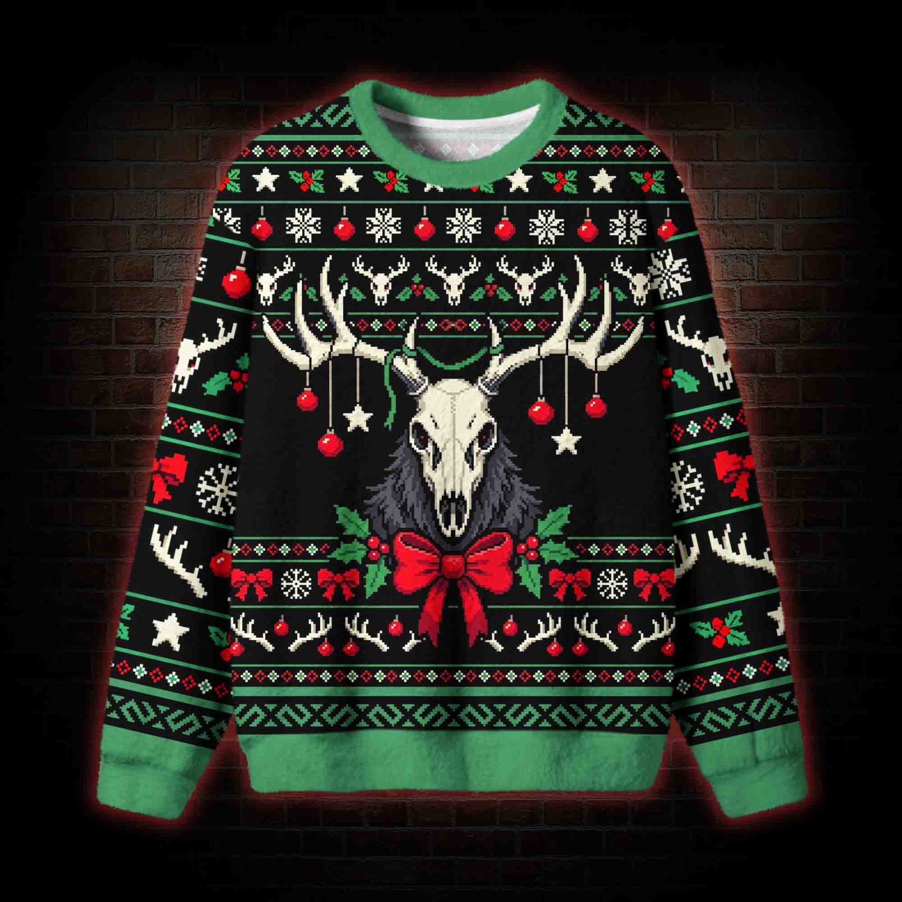 Wendigo Christmas Ugly Sweatshirts