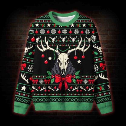 Wendigo Christmas Ugly Sweatshirts