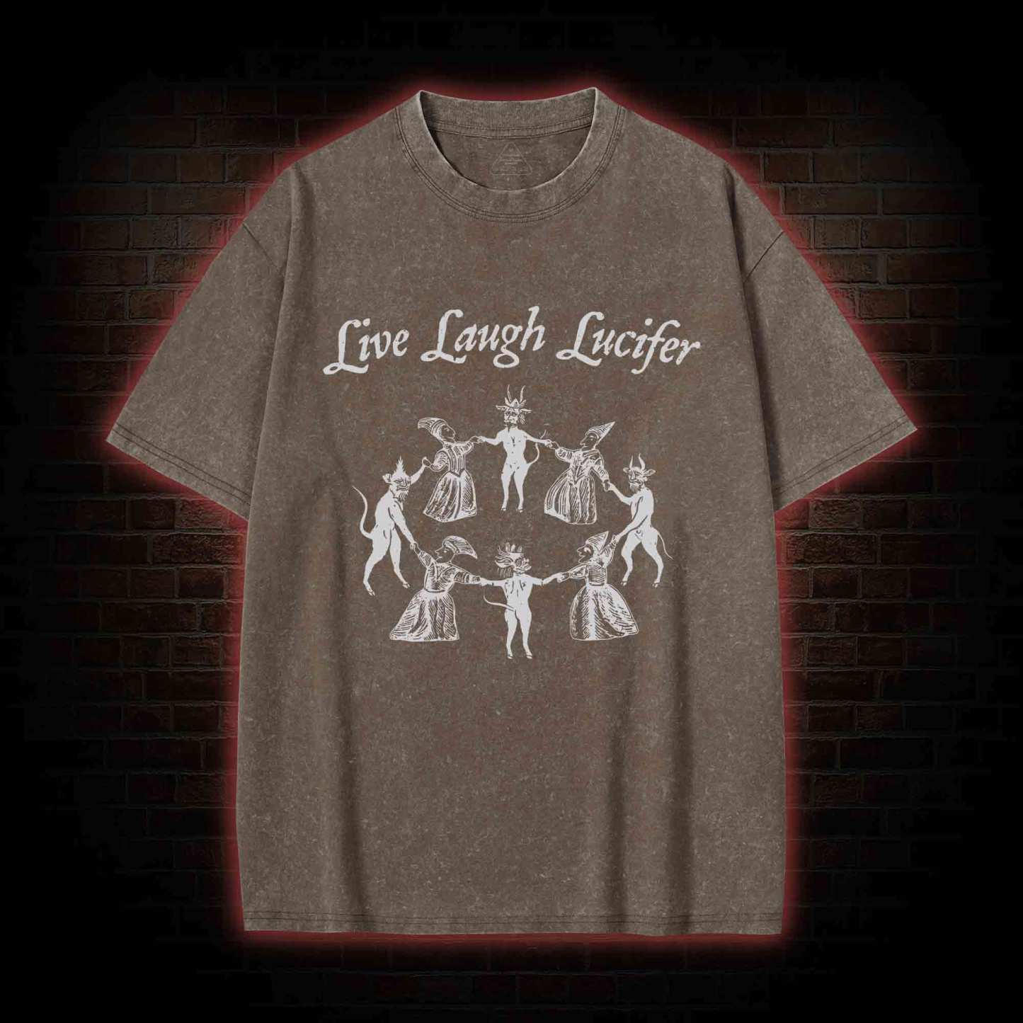 Live Laugh Lucifer Washed T-shirt