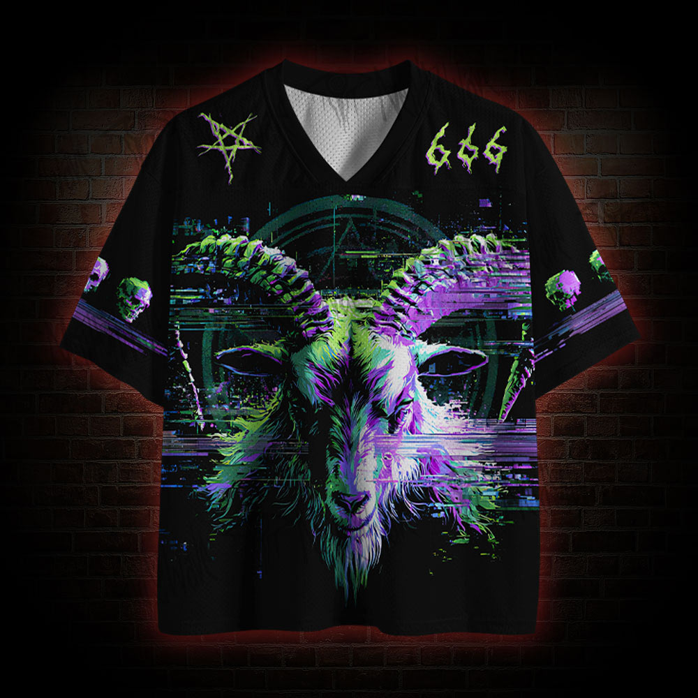 Glitch Baphomet Mesh Jersey