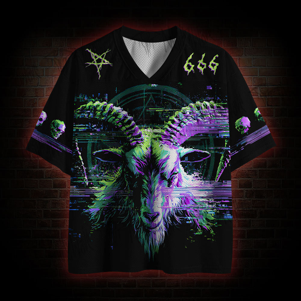 Glitch Baphomet Mesh Jersey