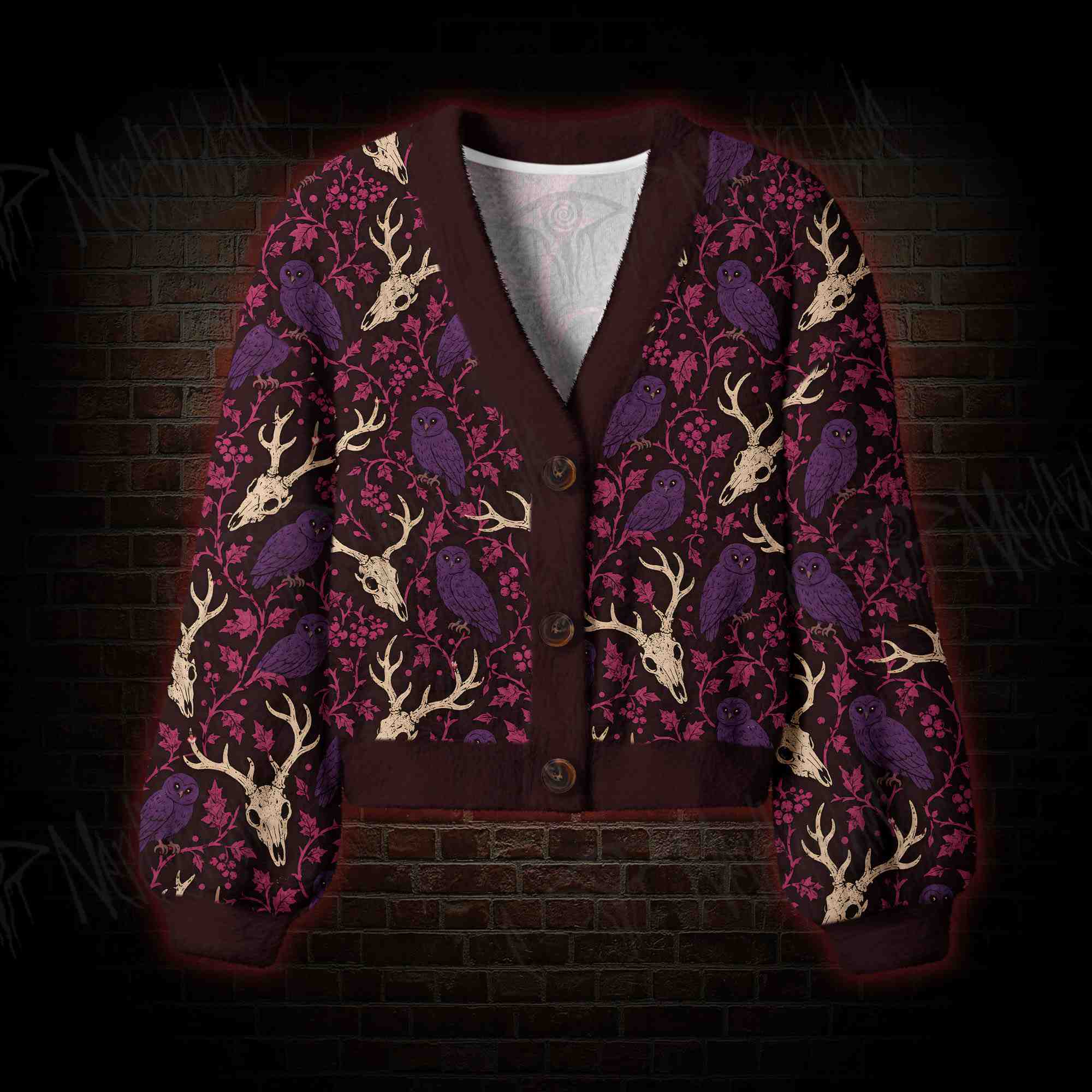 Violet Owl Grove Women's Cardigan Sweater
