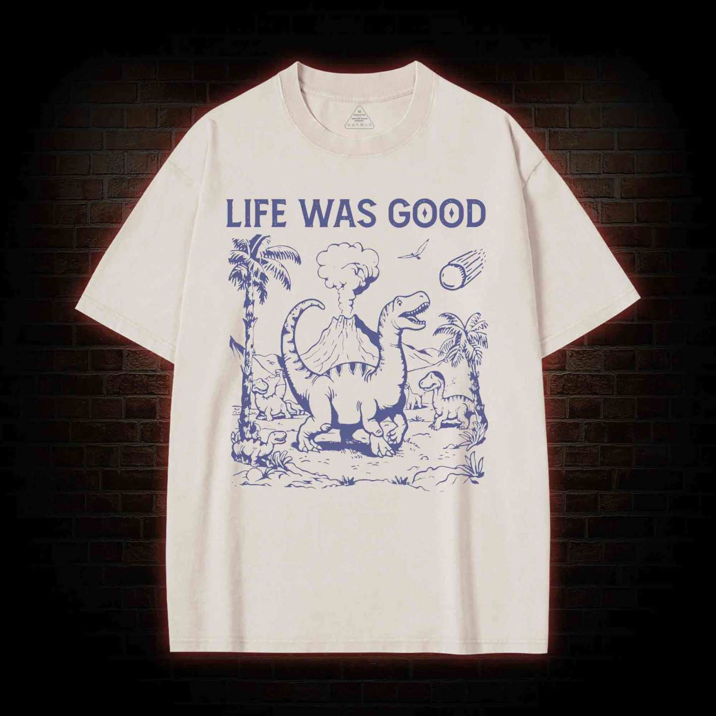 Life Was Good Washed T-shirt