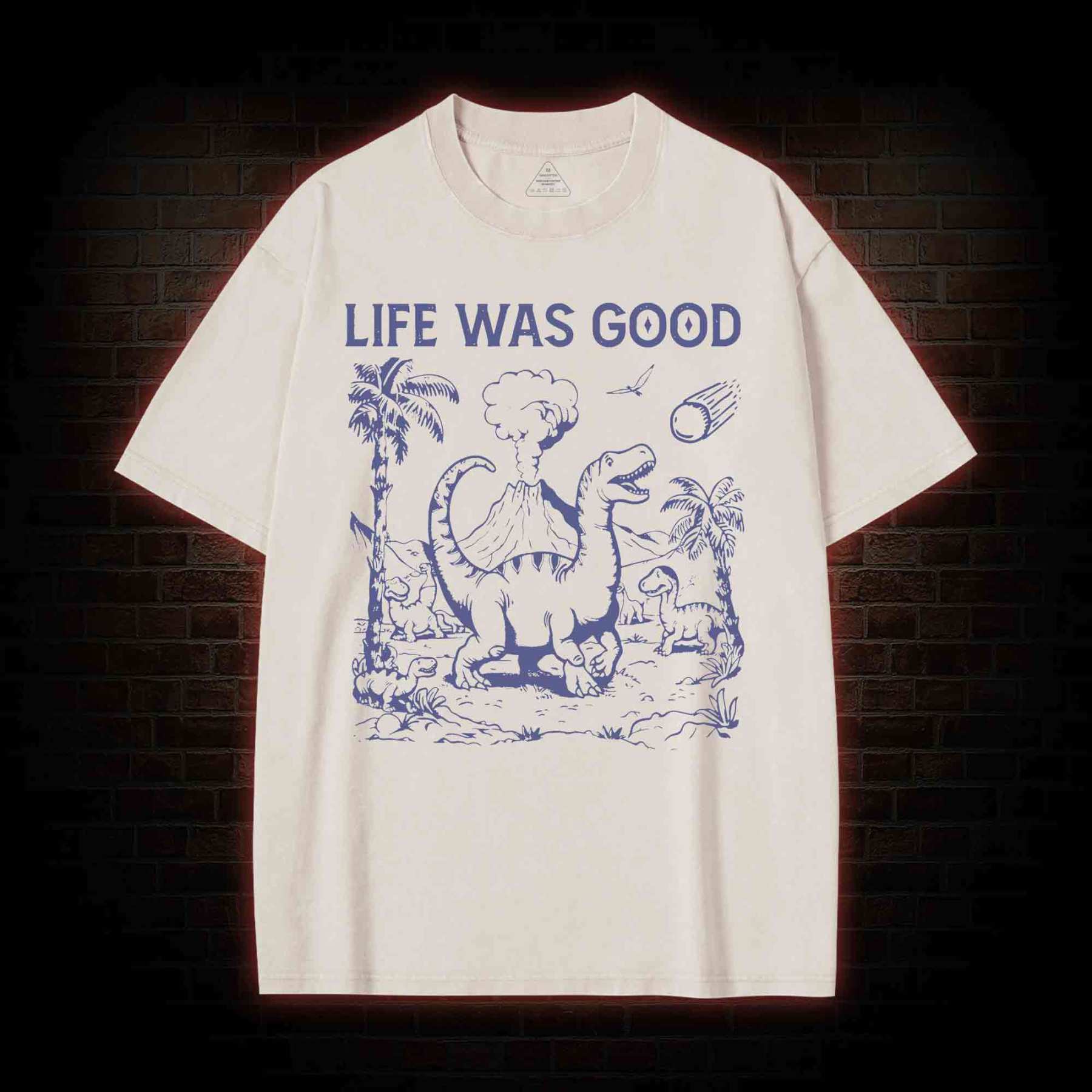 Life Was Good Washed T-shirt