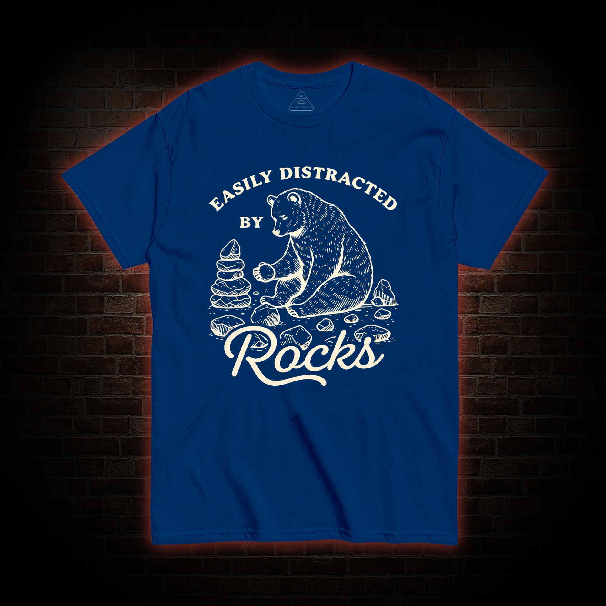 Easily Distracted by Rocks T-shirt