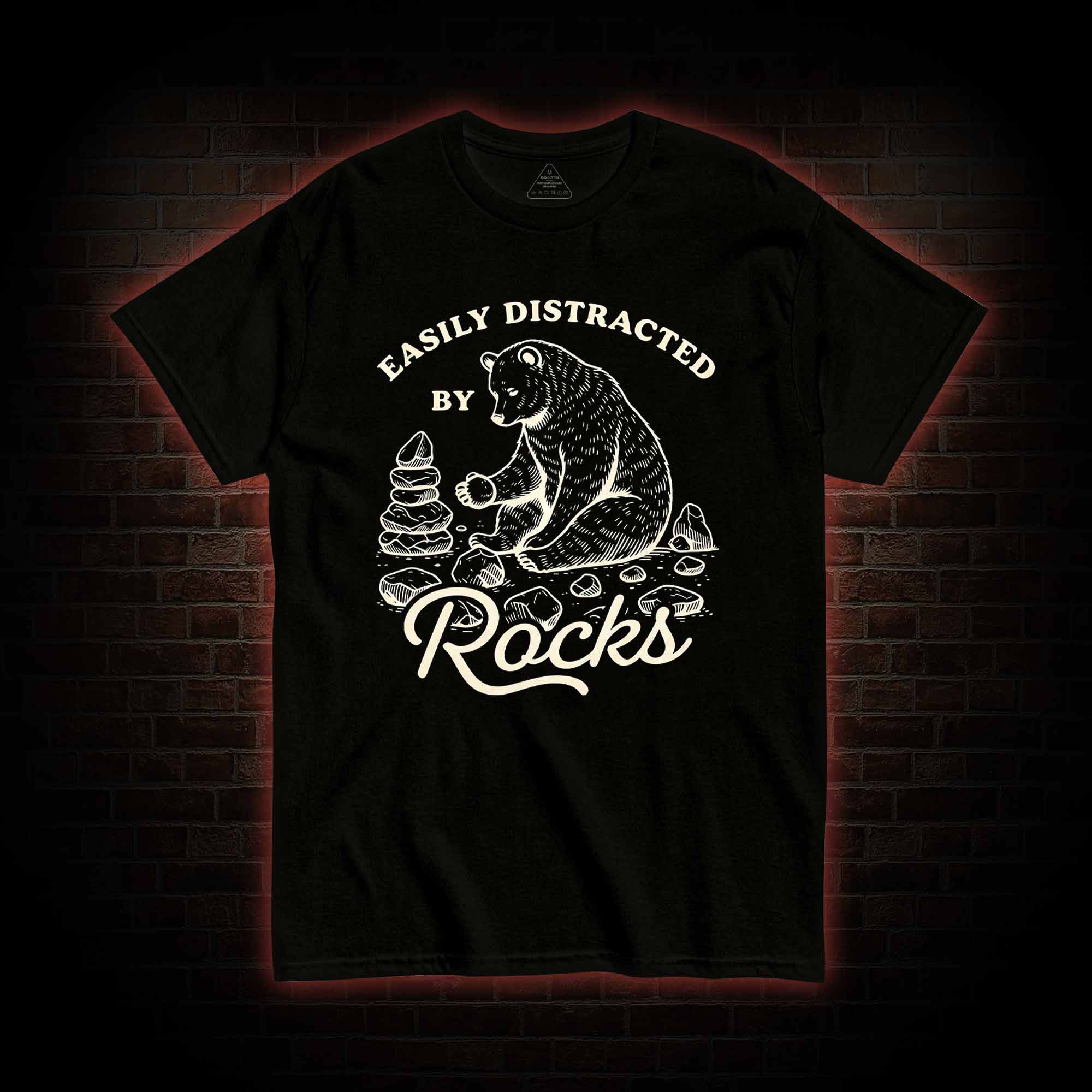 Easily Distracted by Rocks T-shirt