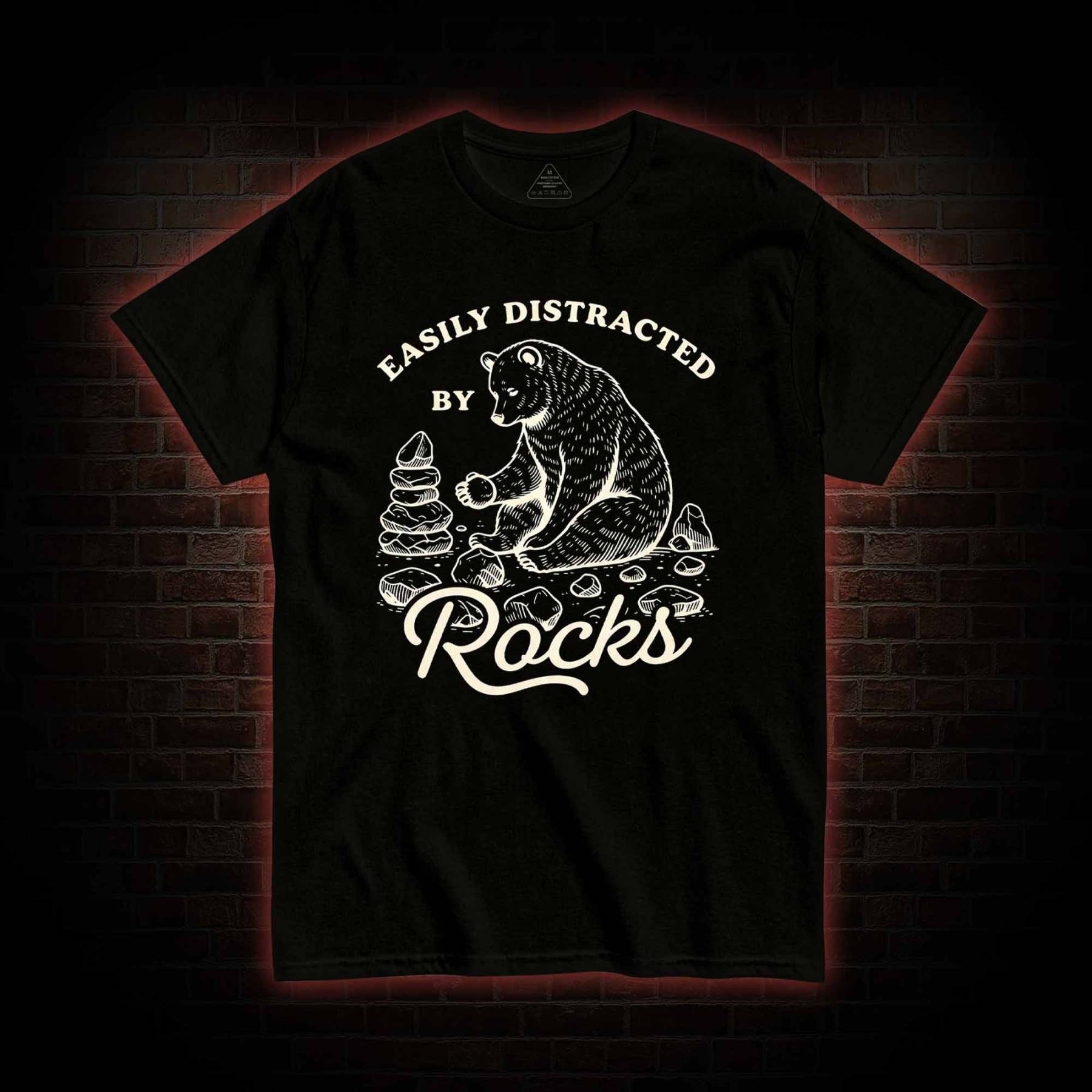 Easily Distracted by Rocks T-shirt