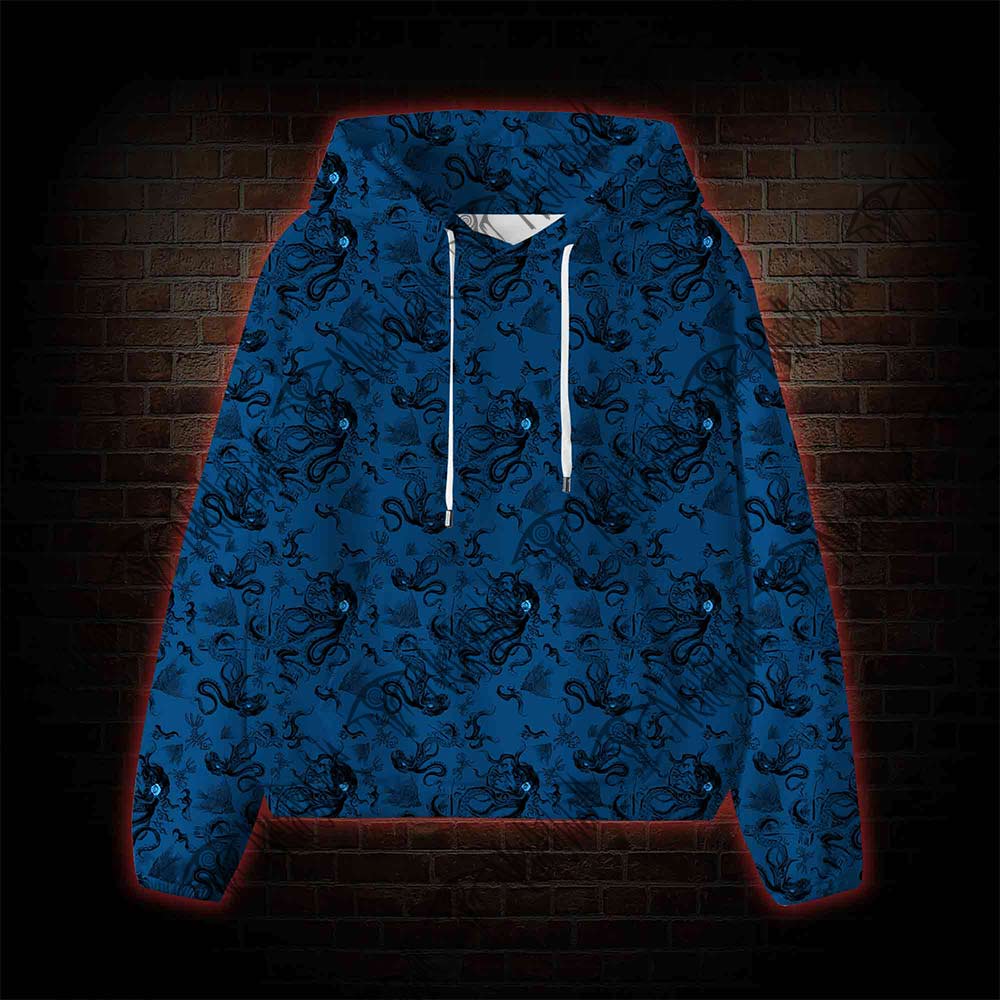 Deep Sea Monster All Over Print Scuba Hoodie