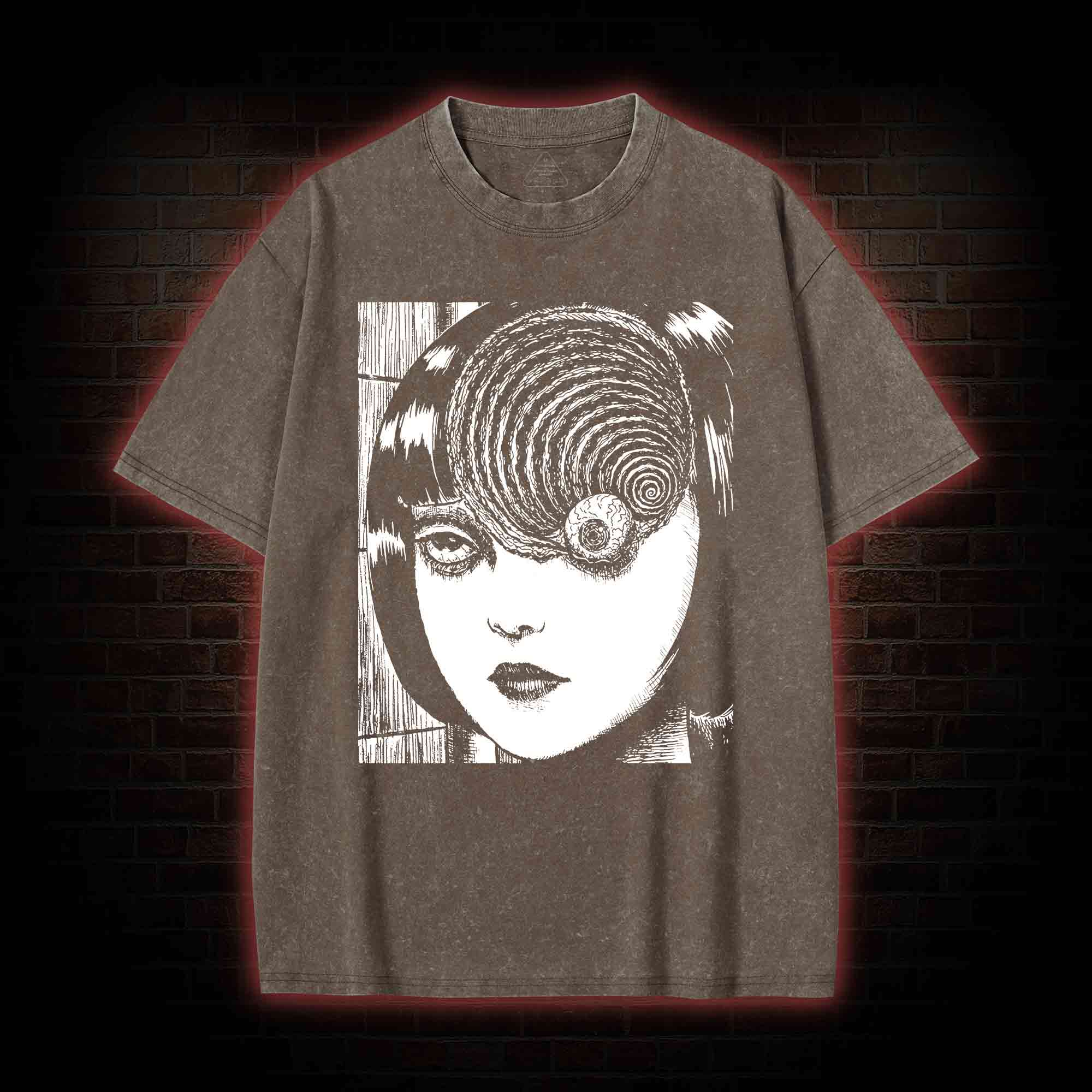 Uzumaki Eyeball Washed T-shirt