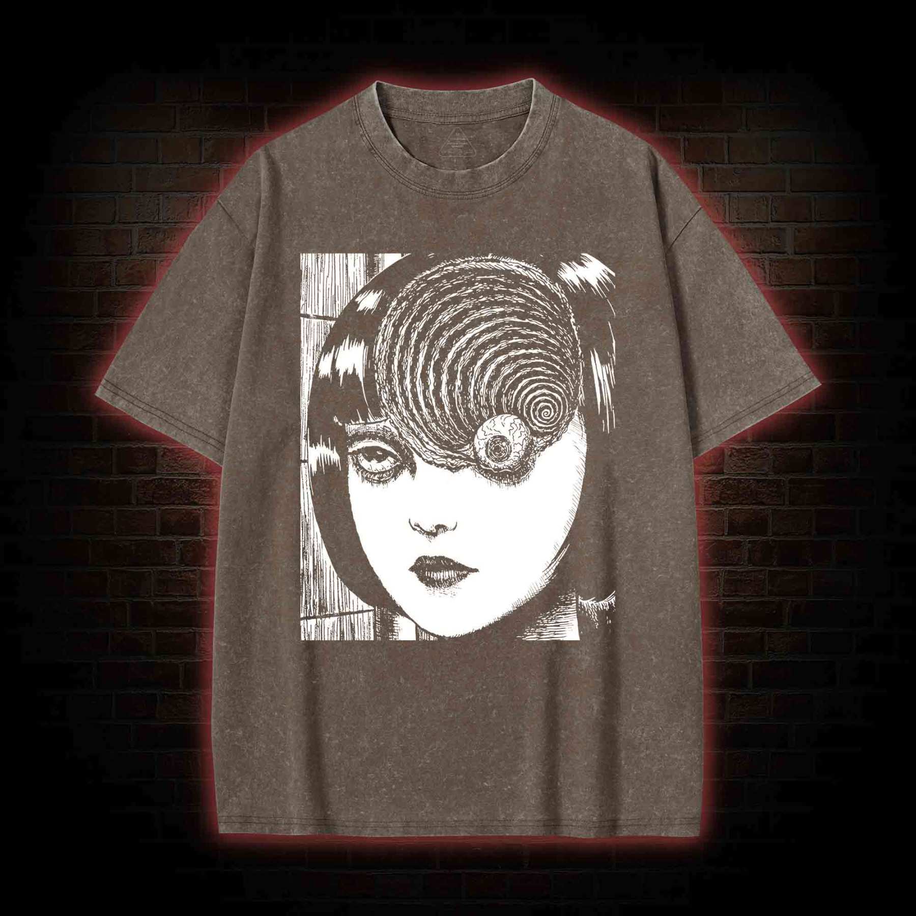 Uzumaki Eyeball Washed T-shirt