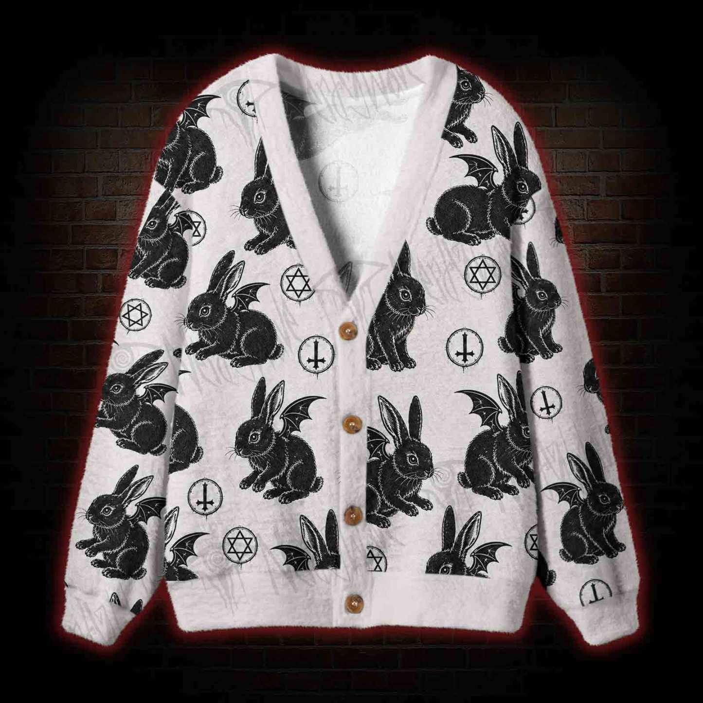 Witchcraft Bunny Cardigan Sweater