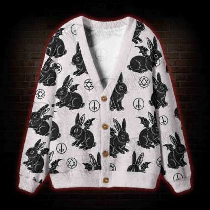 Witchcraft Bunny Cardigan Sweater