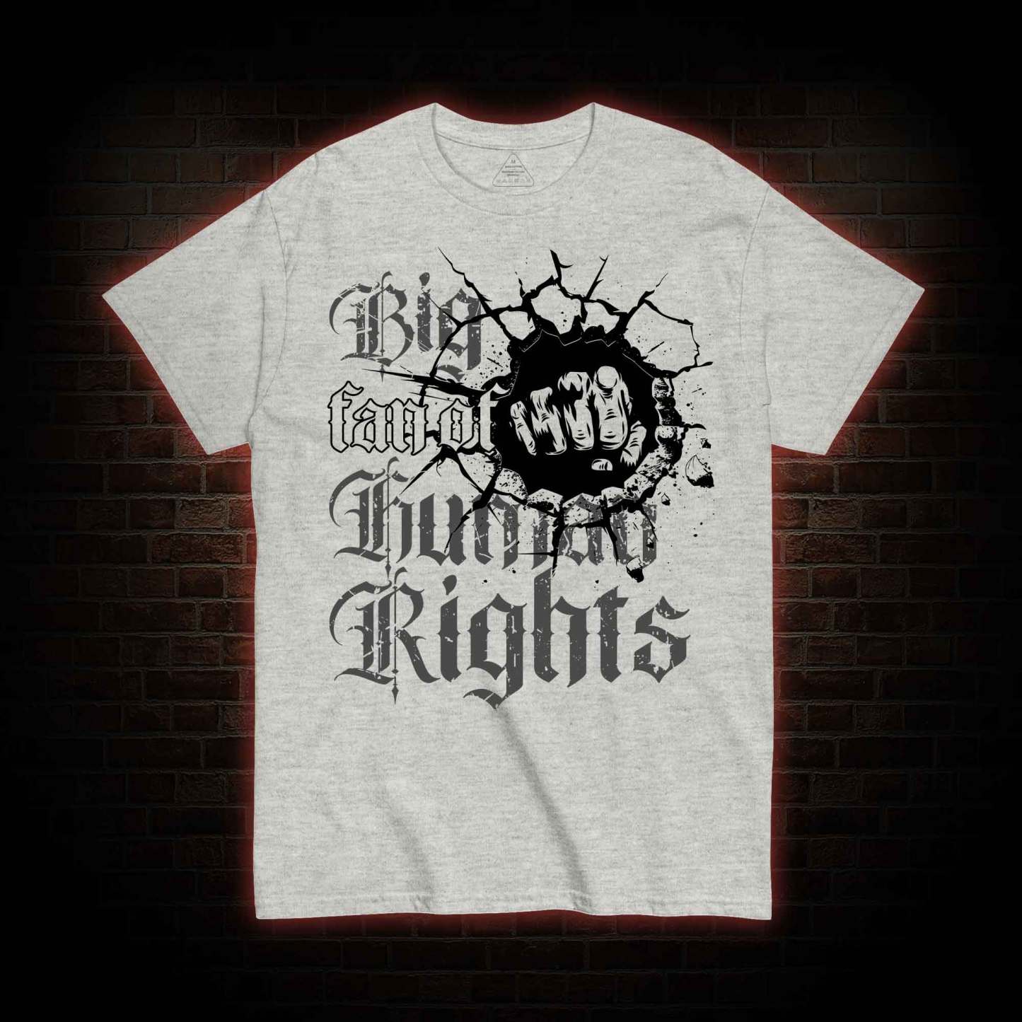 Vintage Big Fan of Human Rights T-shirt