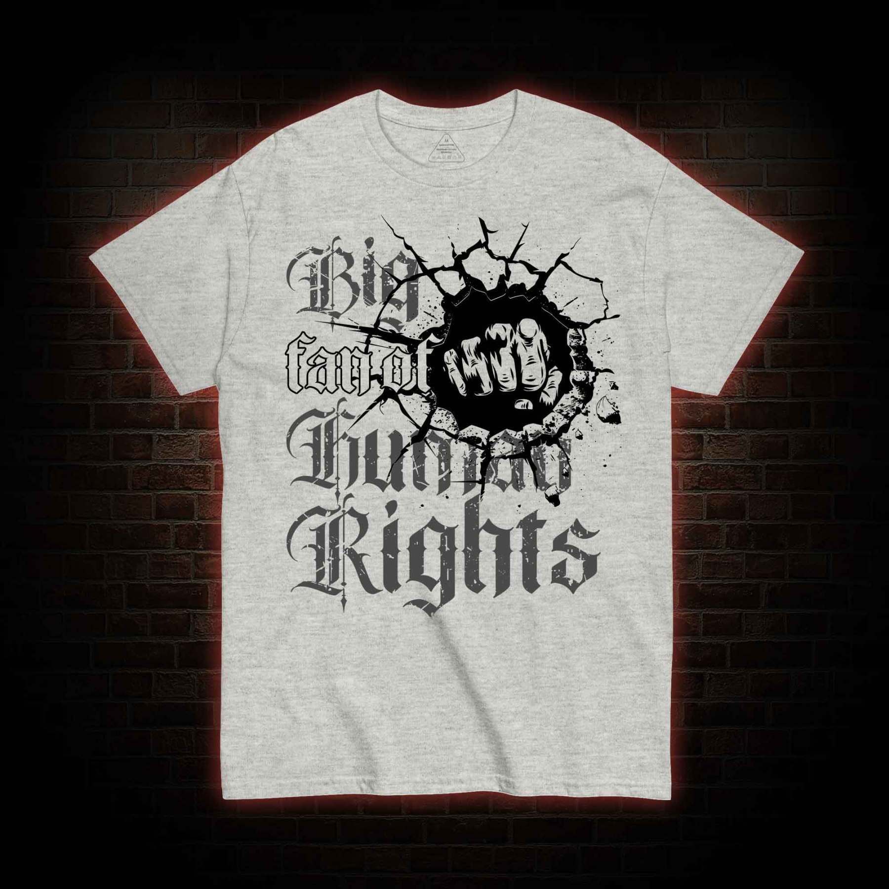 Vintage Big Fan of Human Rights T-shirt