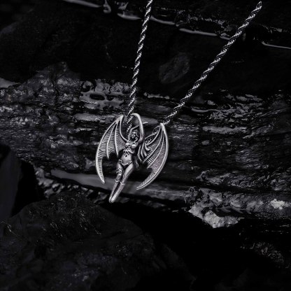 Fallen Angel Sculptural Necklace
