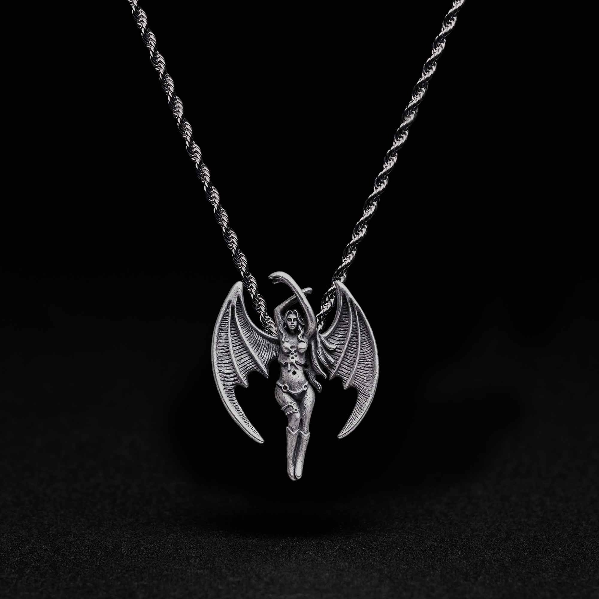 Fallen Angel Sculptural Necklace