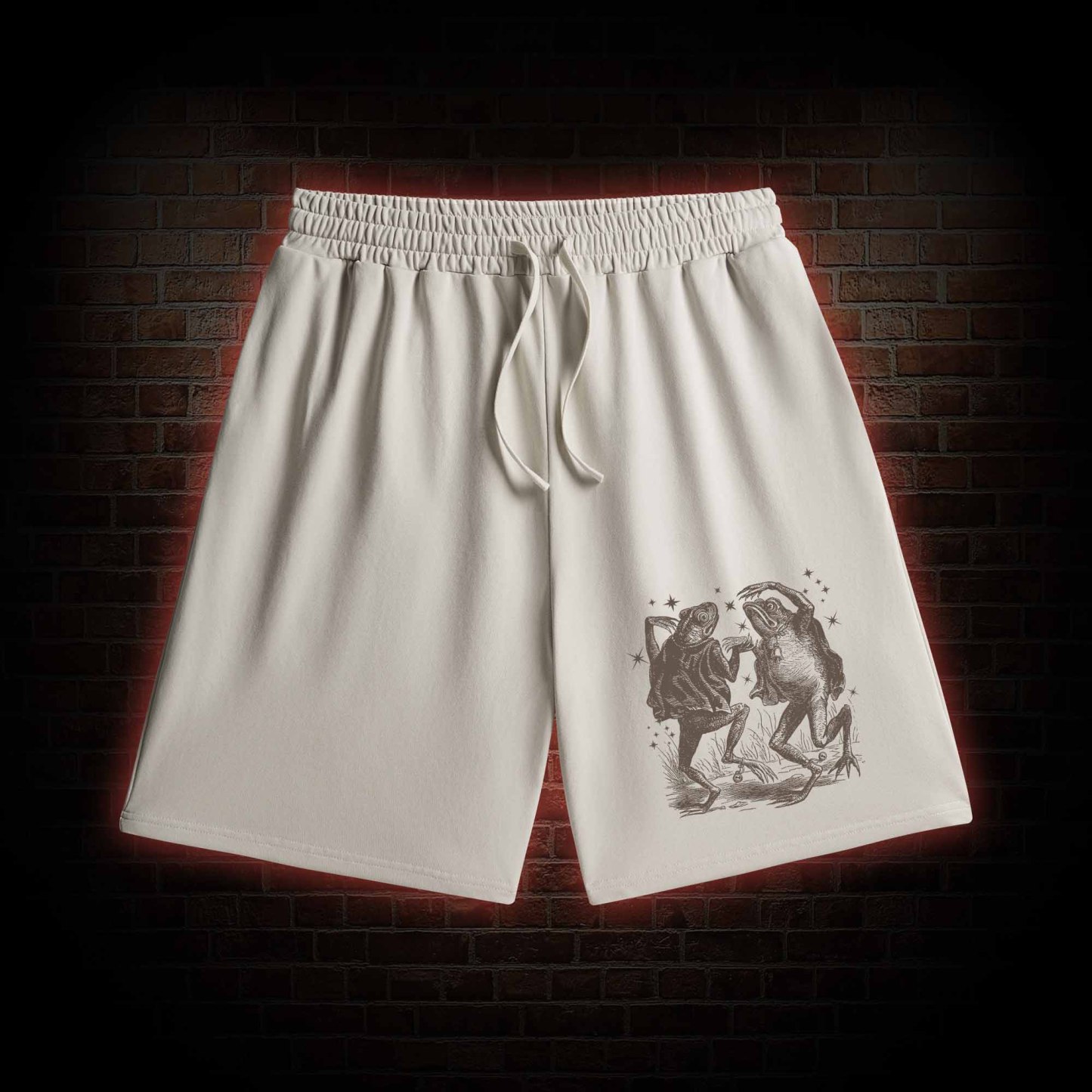 Dancing Frogs Washed Shorts