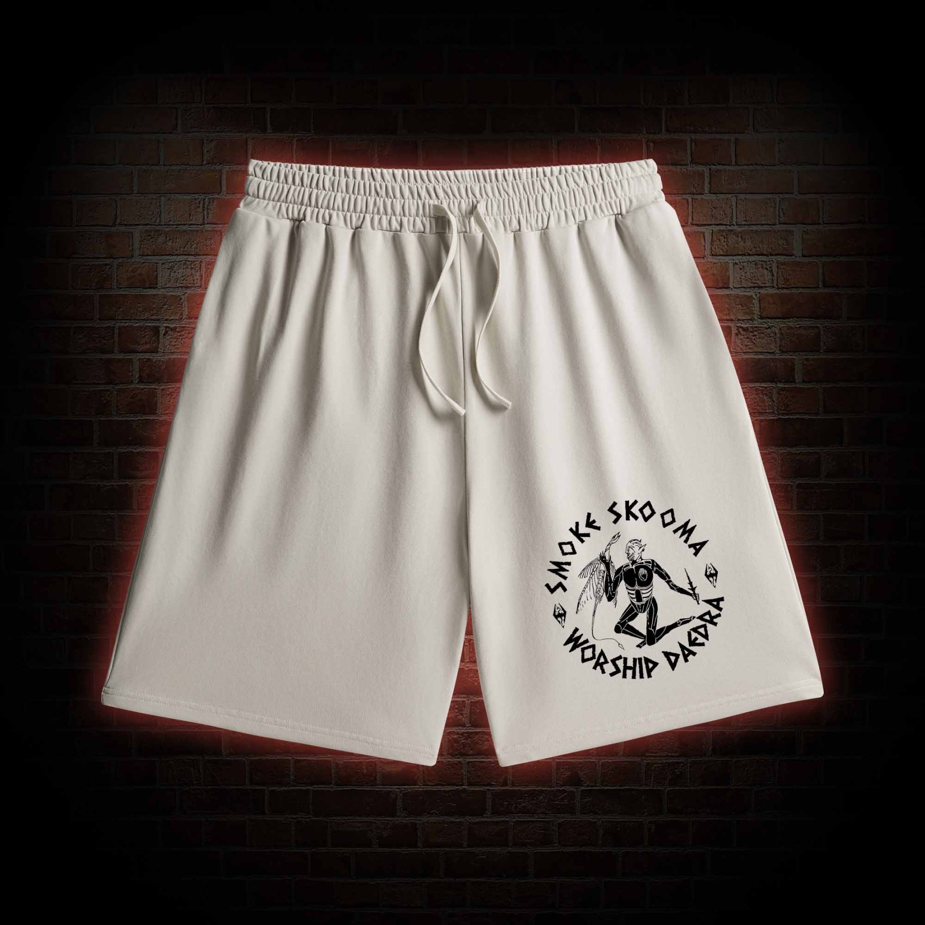 Smoke Skooma Worship Daedra Washed Shorts