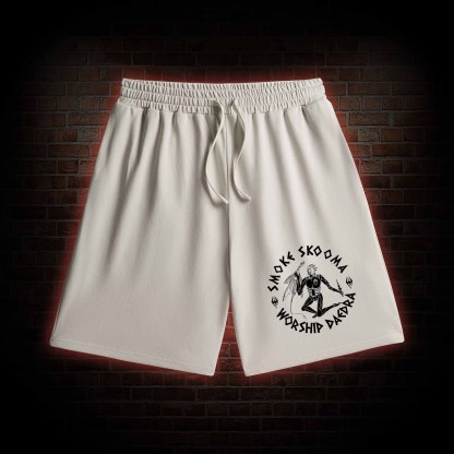 Smoke Skooma Worship Daedra Washed Shorts