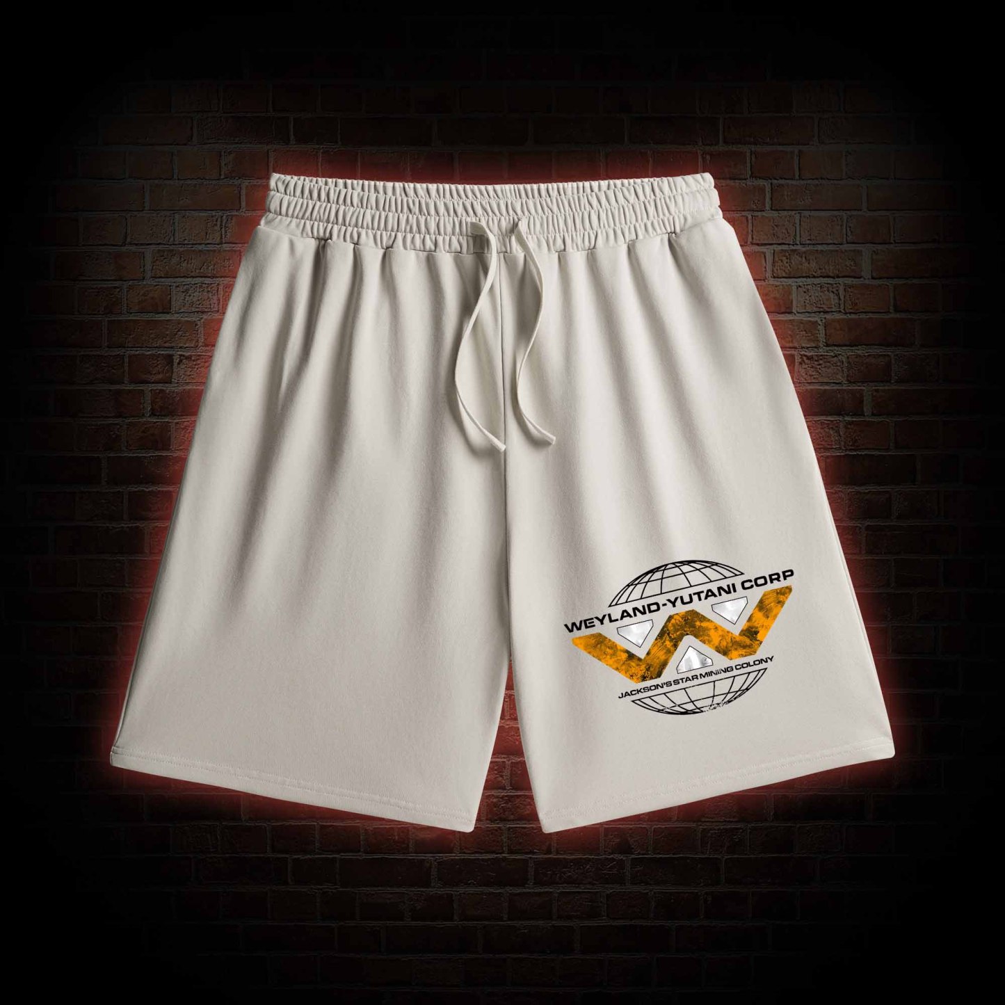 Romulus Weyland Yutani Corp Washed Shorts