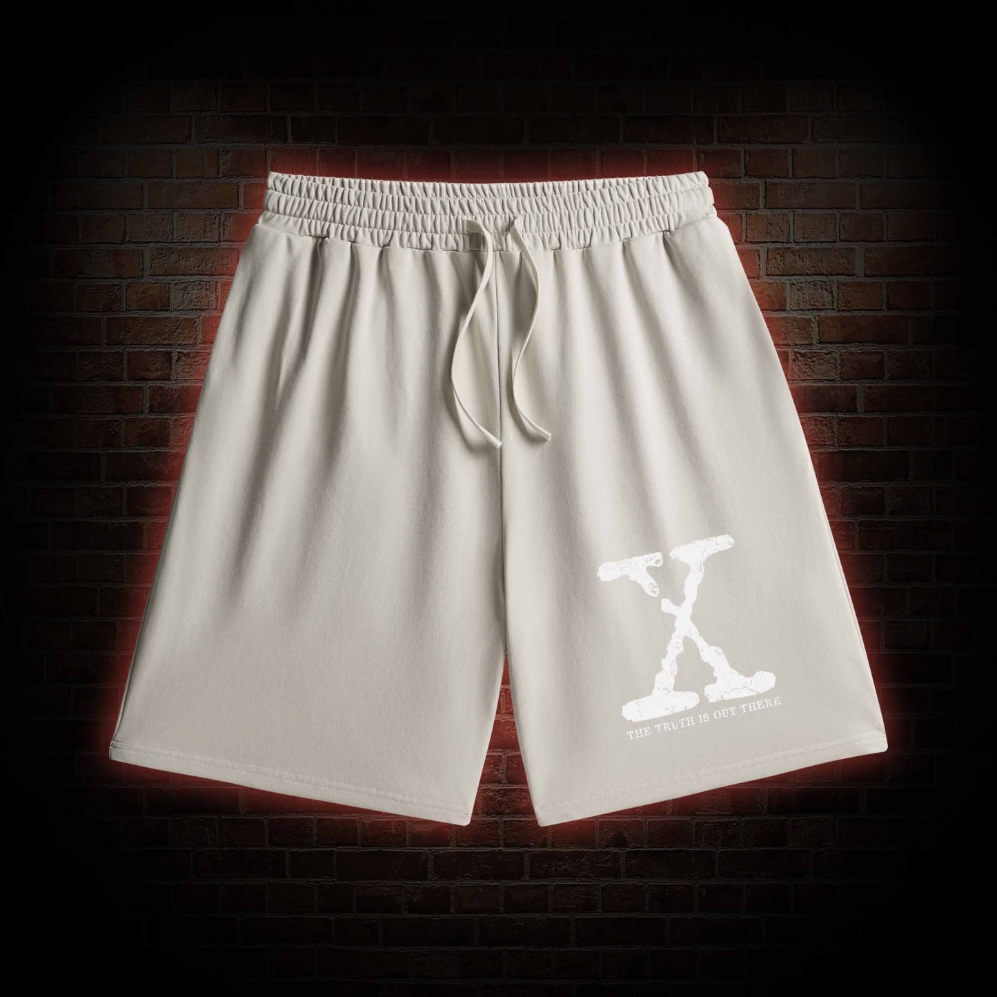 The True is Out There Retro Washed Shorts