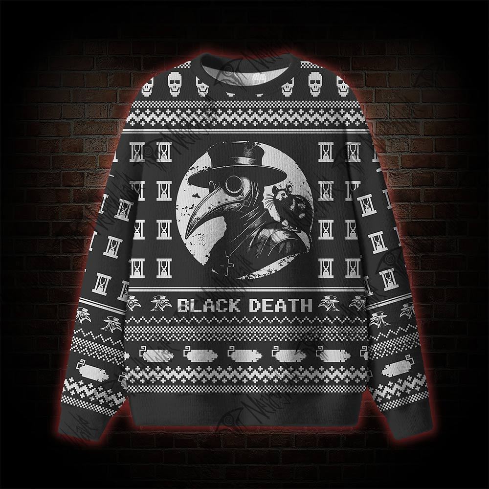 Black Death Ugly Sweatshirts