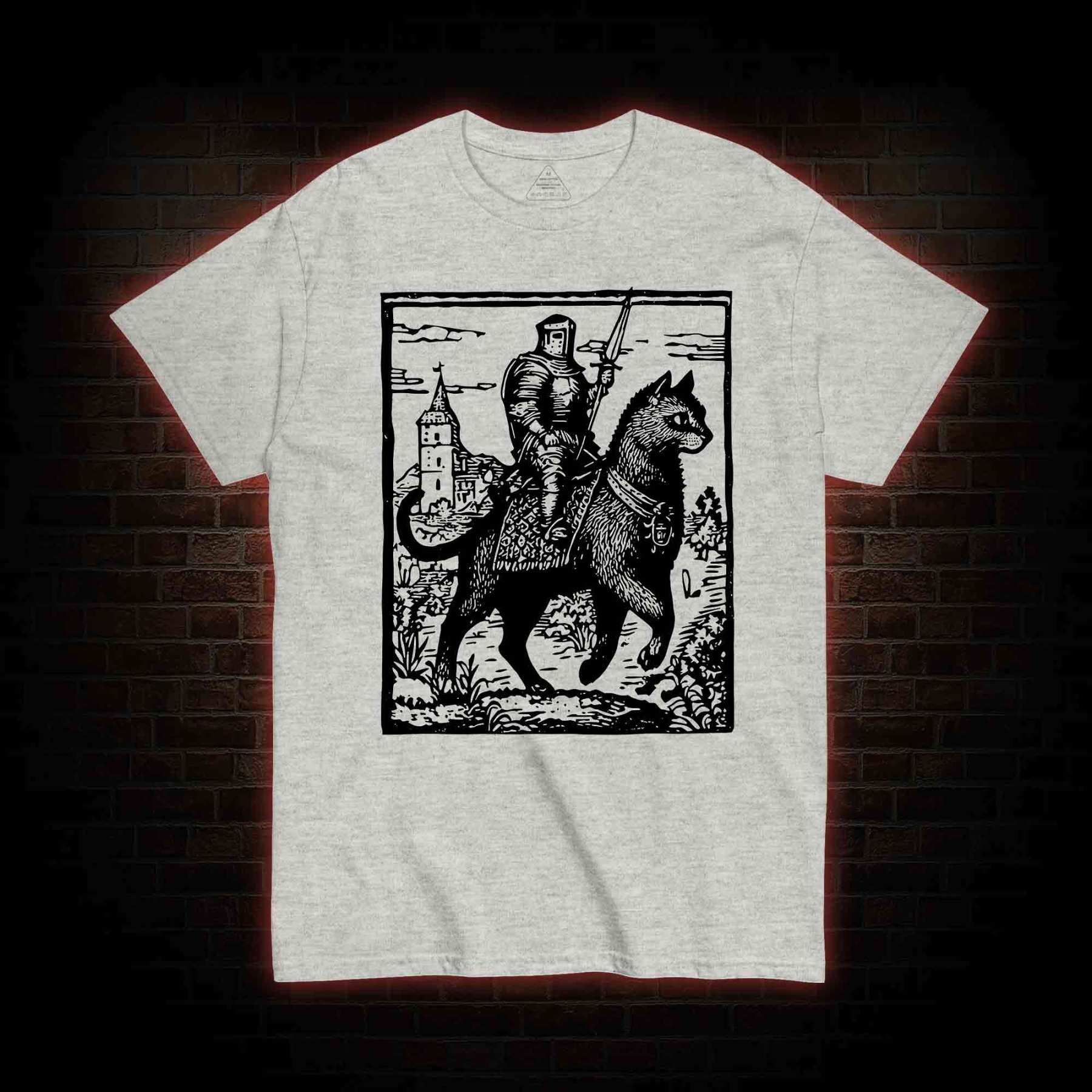 Knight Cat Rider T-shirt