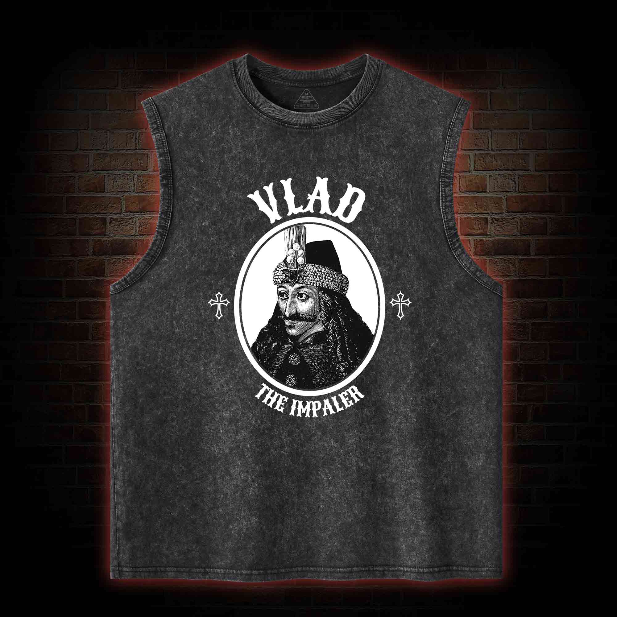 Vlad The Impaler Washed Tank Top