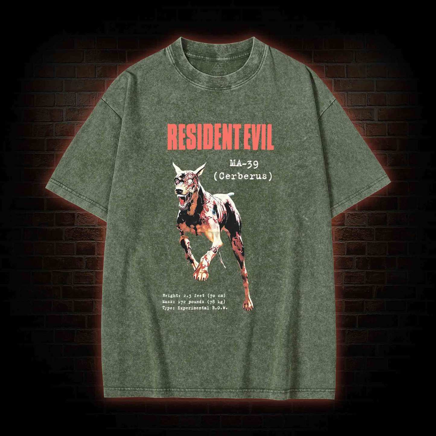 Zombie Dog Washed T-shirt