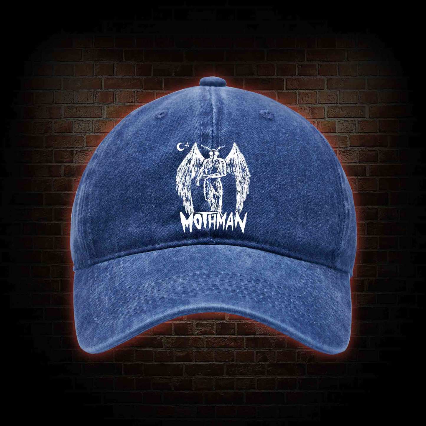 Mothman Washed Vintage Baseball Cap