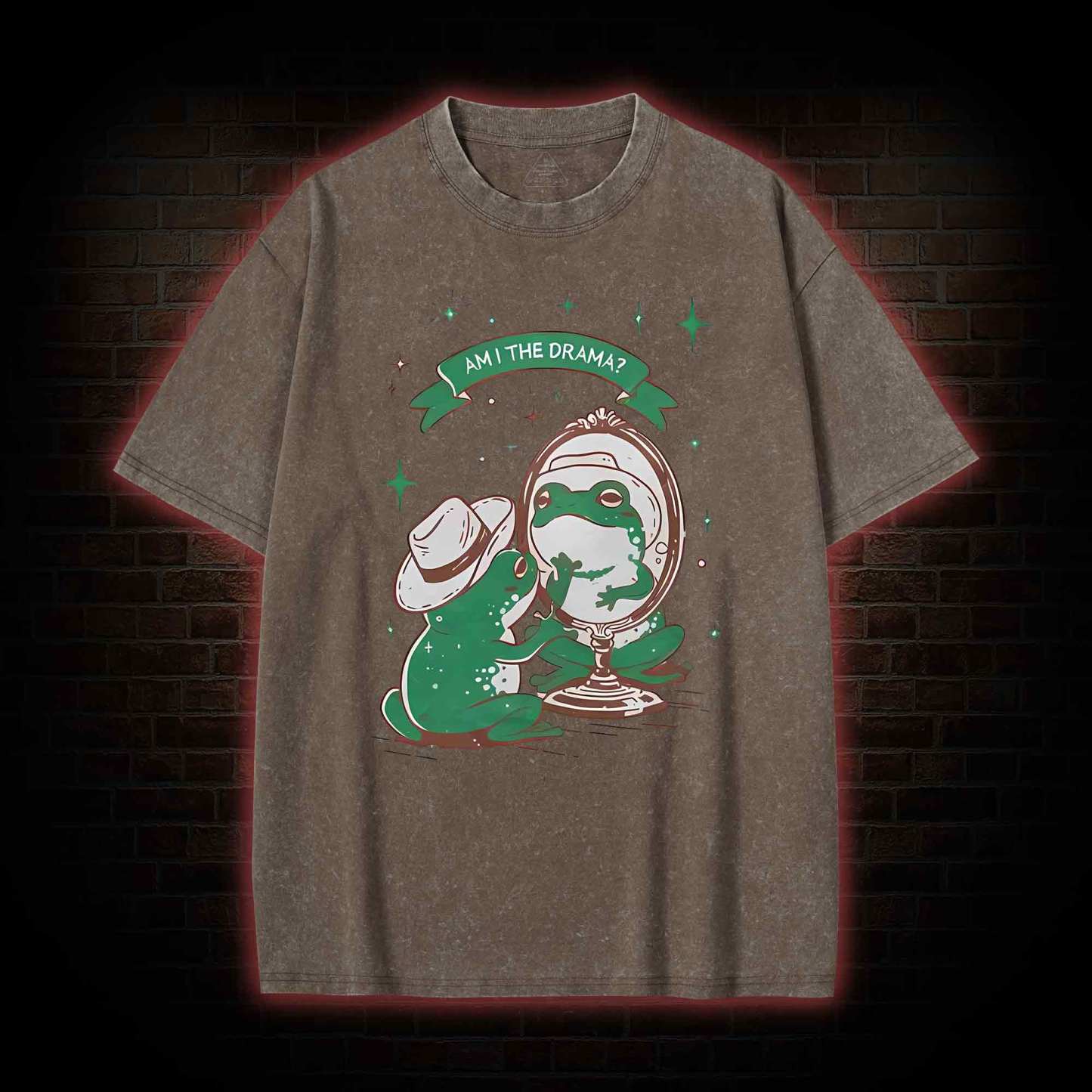 Am I The Drama Washed T-shirt