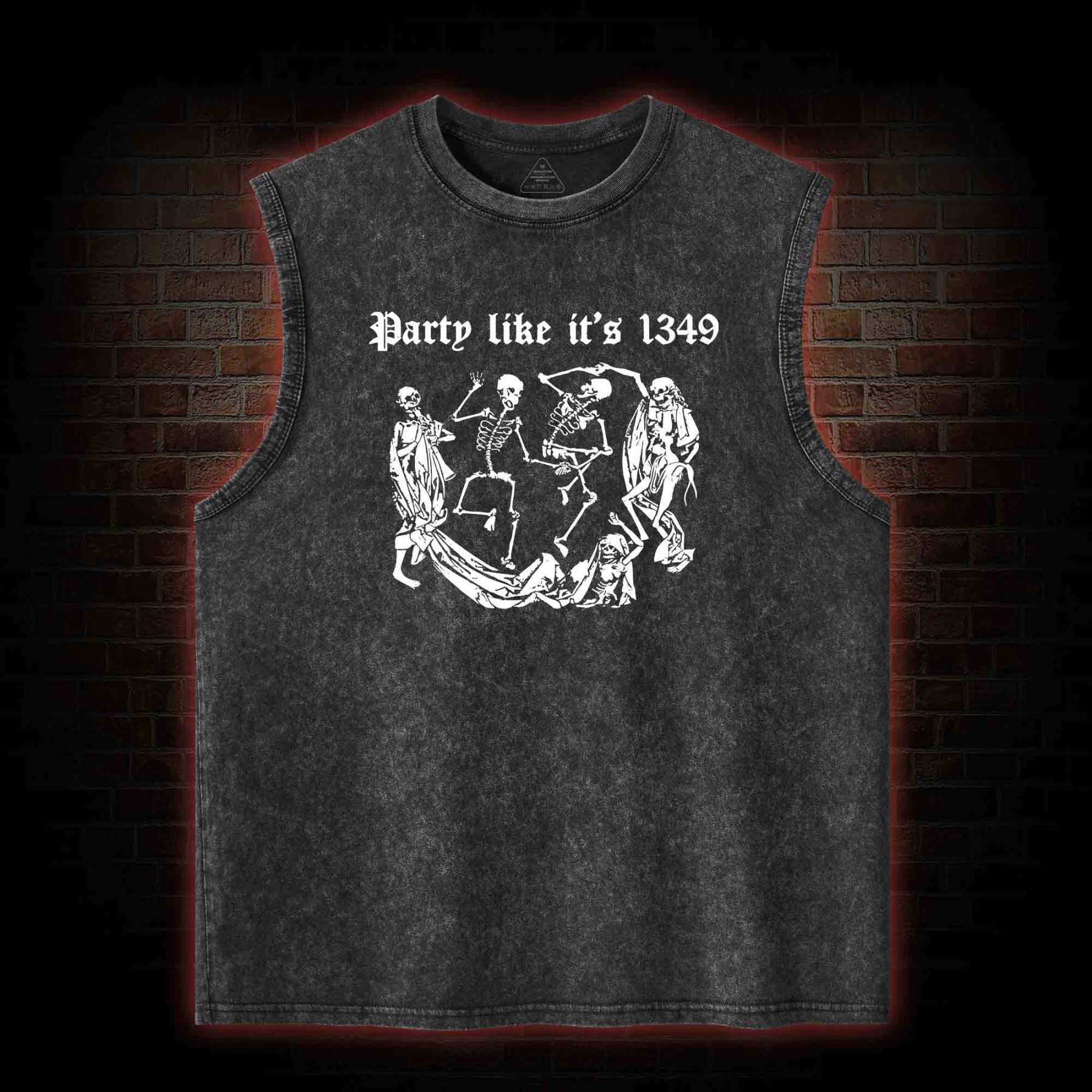 Party Like It's 1349 Washed Tank Top